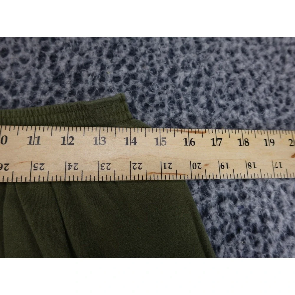 Peruvian Connection Womens Large Olive Pima‎ Cotton Midi Skirt Elastic Waist